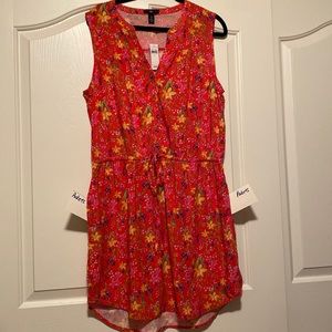 Gap sundress, drawstring waist, pockets, size large, NWT, new with tag
